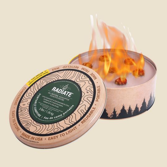 Radiate Campfire Eucalyptus Scent - Made in USA