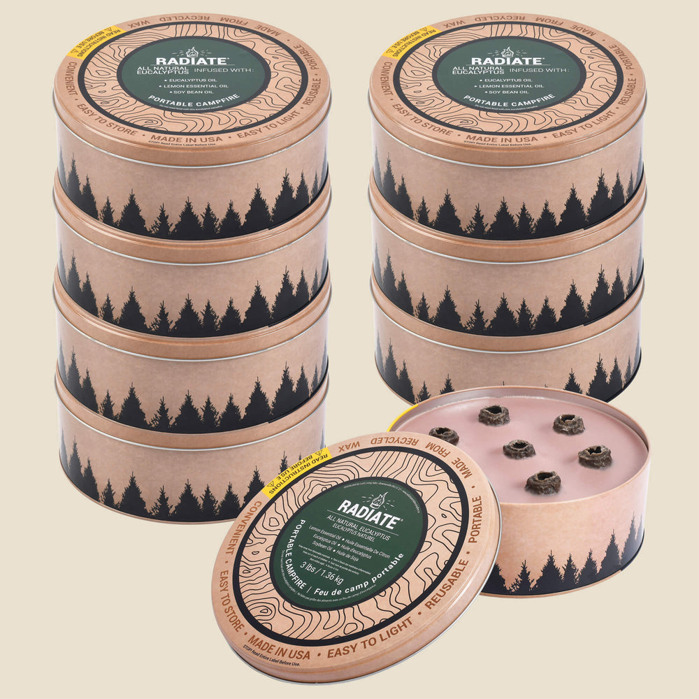 Radiate Campfire Eucalyptus Scent - Made in USA