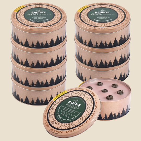 Radiate Campfire Eucalyptus Scent - Made in USA